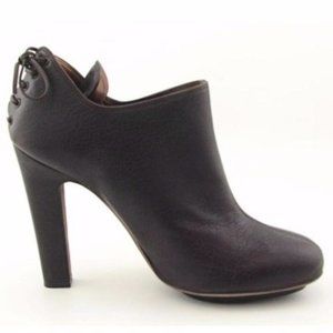Banfi Zambrelli Reagan Heeled Leather Boots NWOB